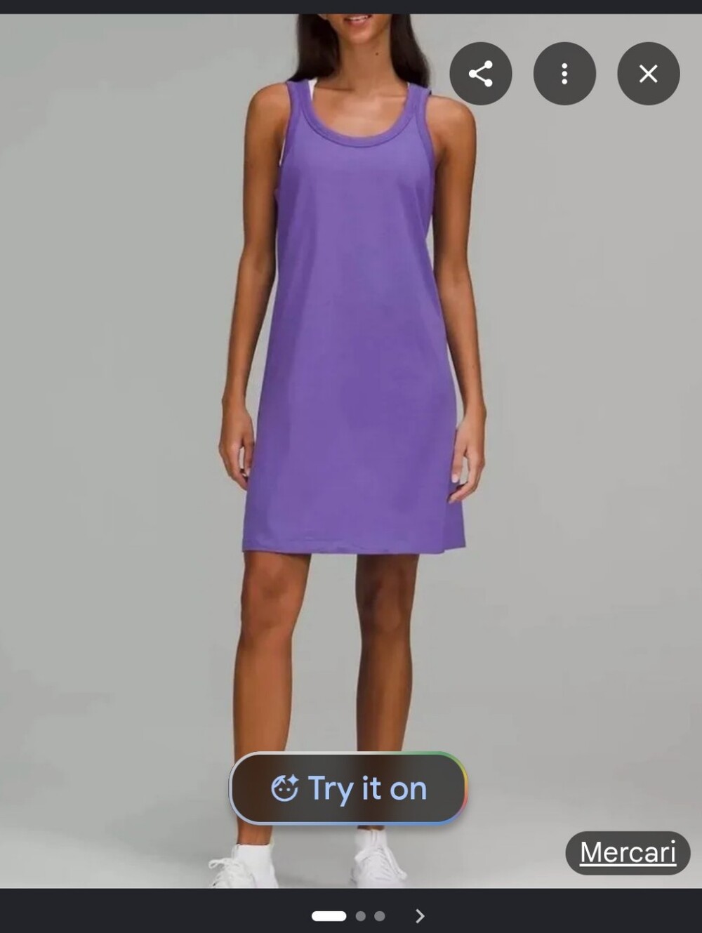 Lululemon Classic-Fit Cotton-Blend Scoop Dress